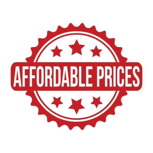 Affordable price badge icon representing budget-friendly products