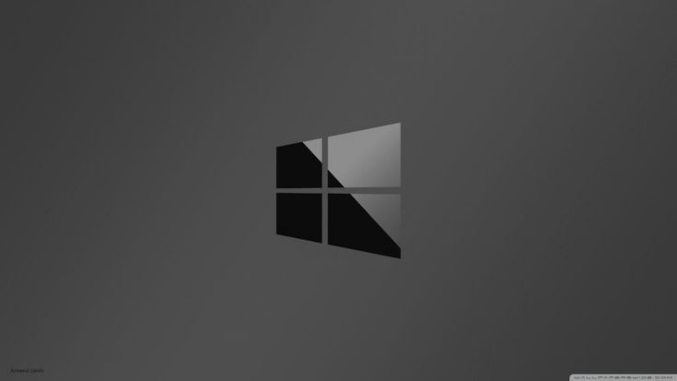 Windows operating system logo on a dark background